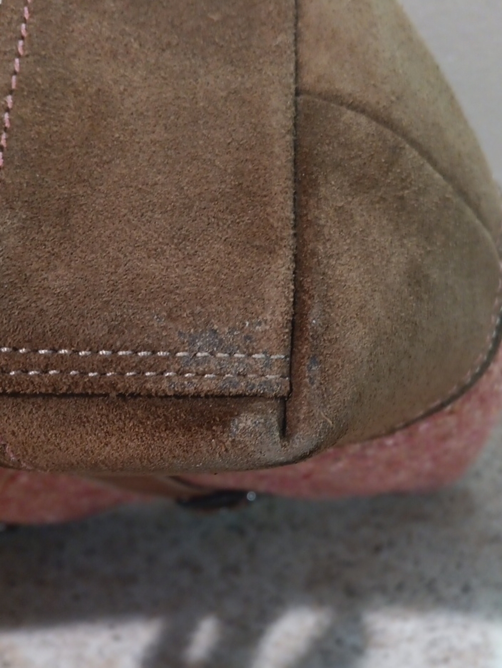 Coach Herringbone Tweed Suede Leather Bag - Picture 15 of 16